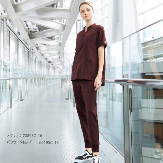 7089SC ディッキーズ フォーク ナースウェア スクラブ 女性用