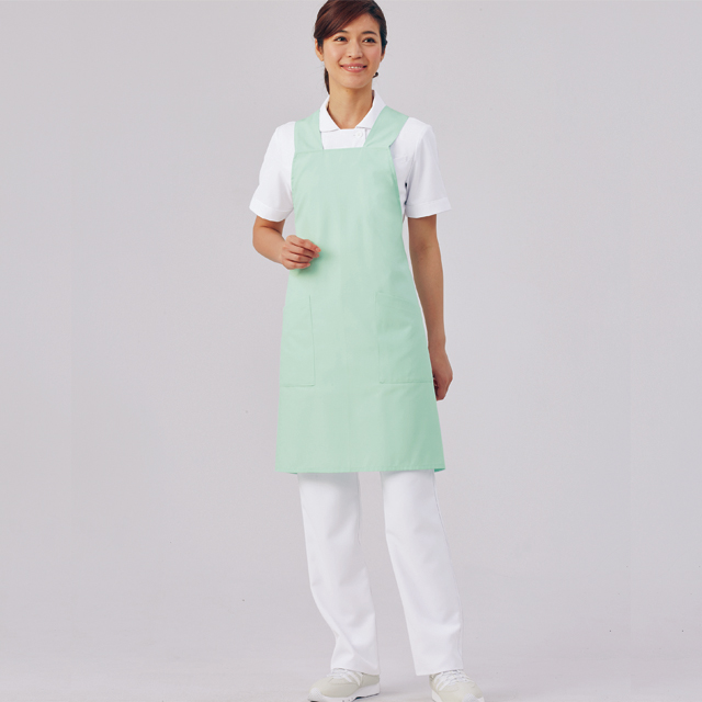 ブランド品 ナースエプロン 予防衣エプロン 住商モンブラン 制服 MONTBLANC 男女兼用 シェルピンク 75-519  discoversvg.com